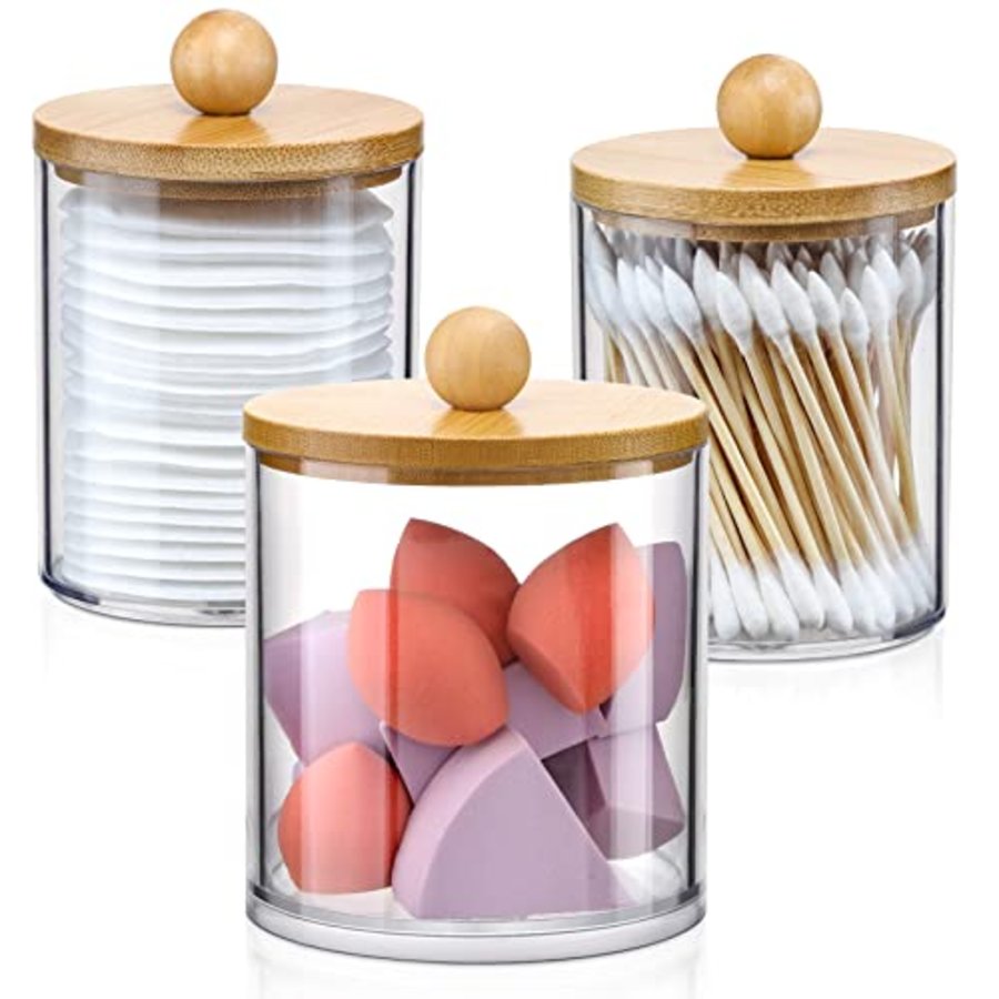 VITEVER Bamboo-Lid Apothecary Jars view 5