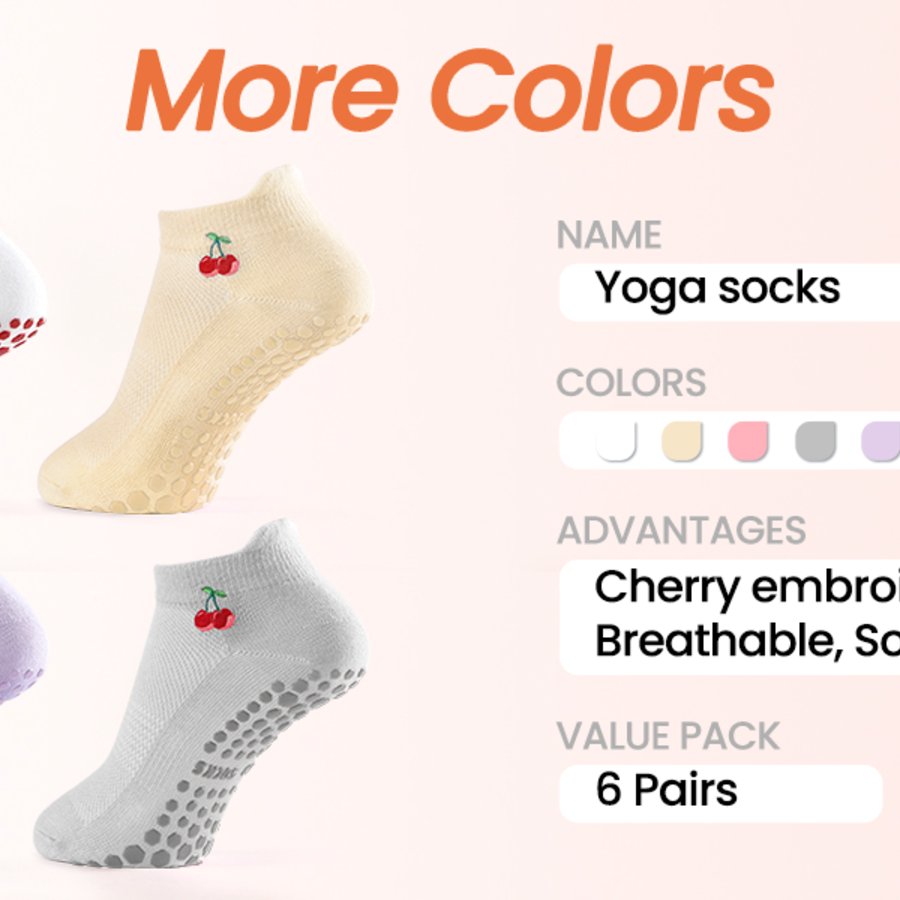 VITEVER Grip Pilates Socks view 4