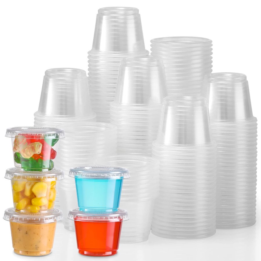 VITEVER Jello Shot Cups with Lids
