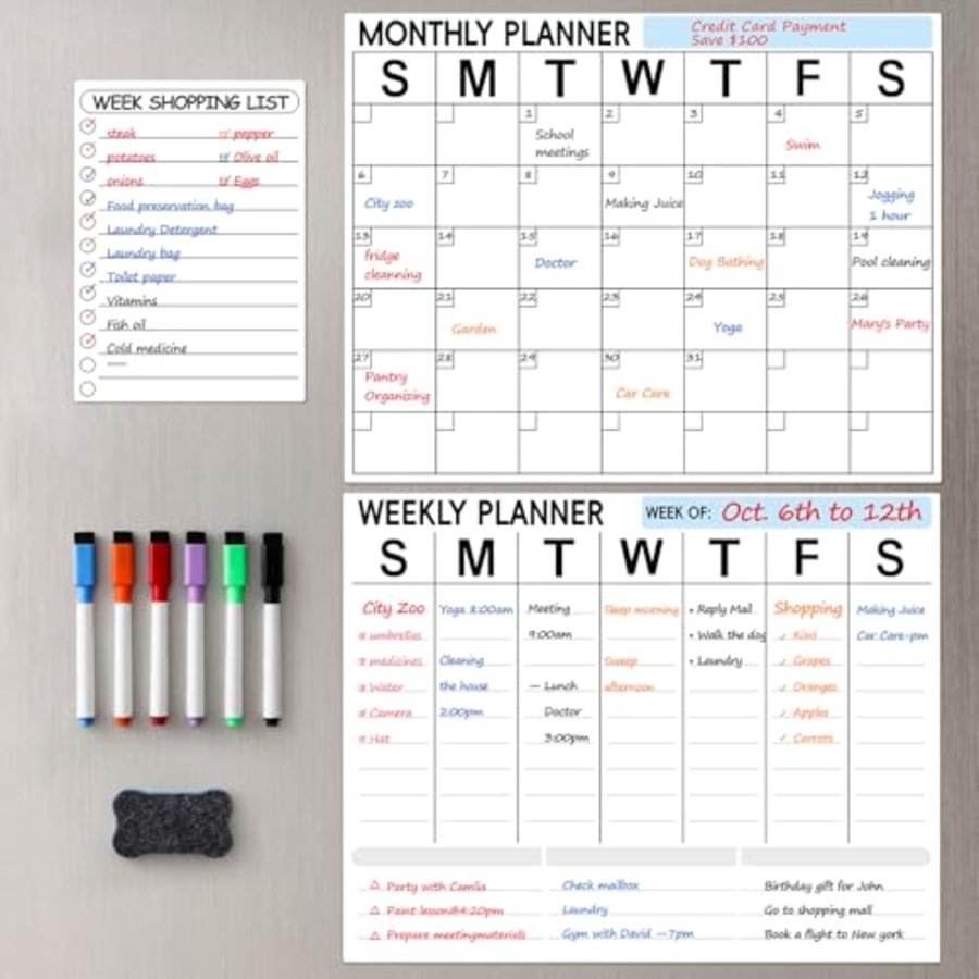 VITEVER Magnetic Dry-Erase Sheets view 3