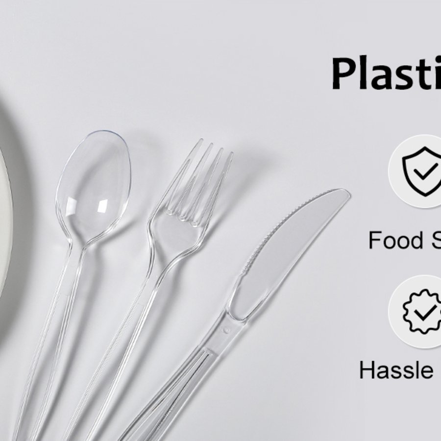 VITEVER Plastic Silverware Set view 2