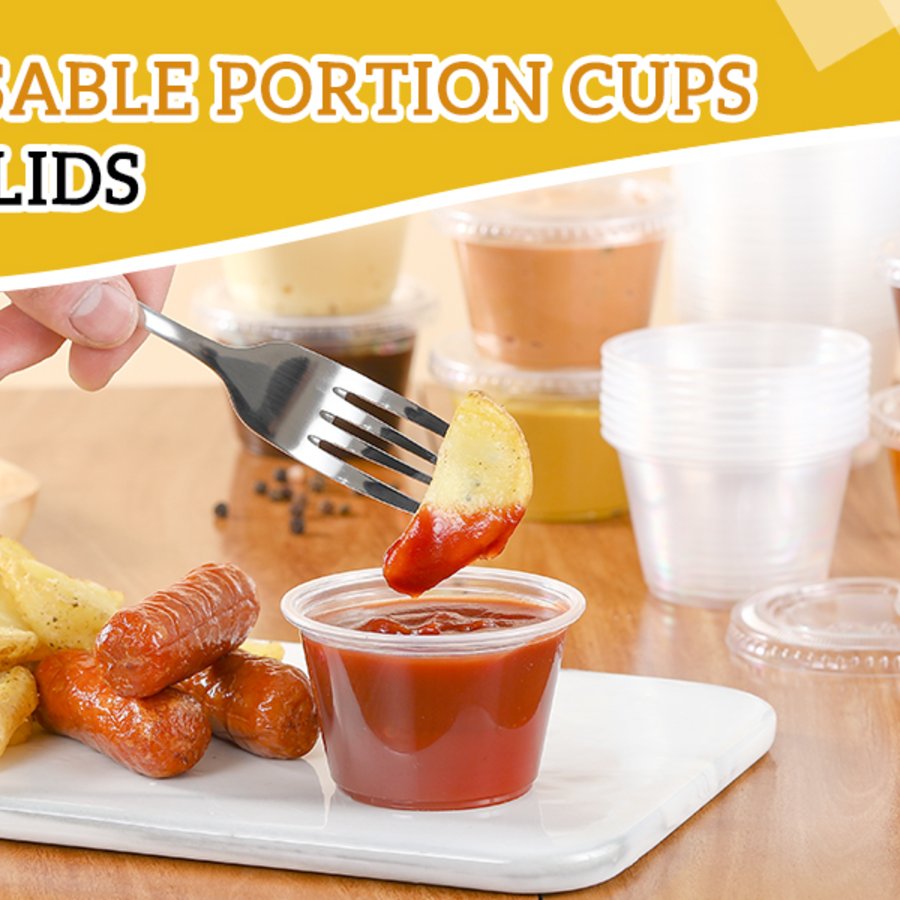 VITEVER Portion Cups with Lids view 4