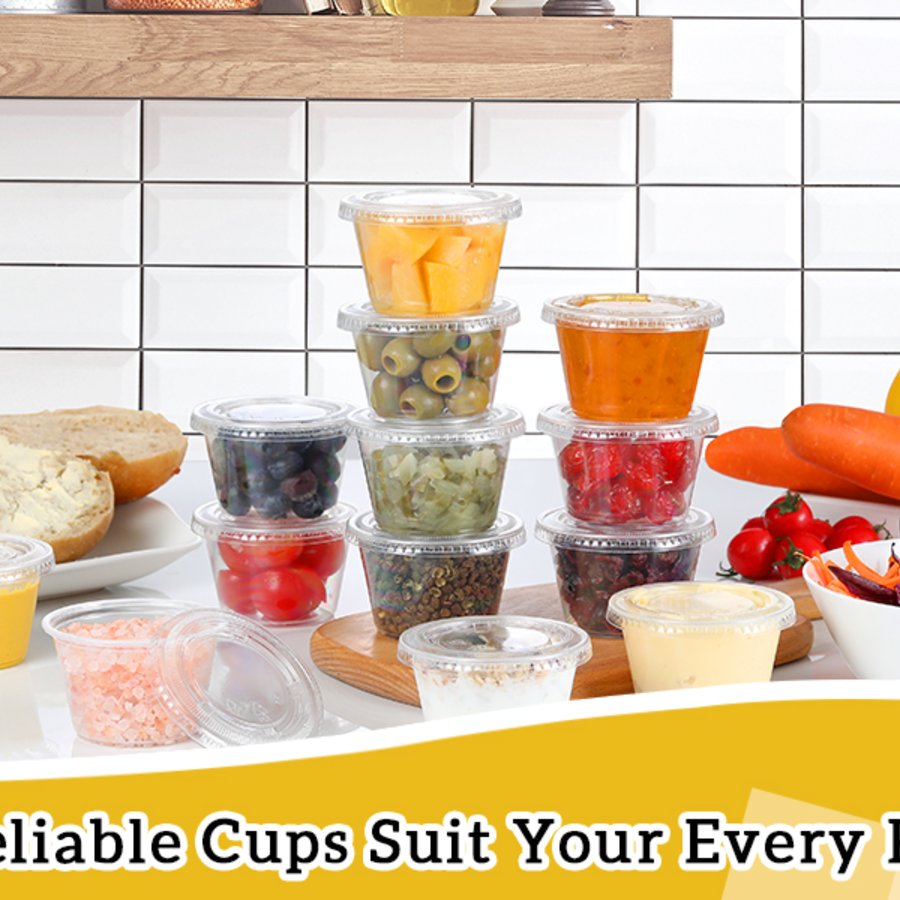 VITEVER Portion Cups with Lids view 6