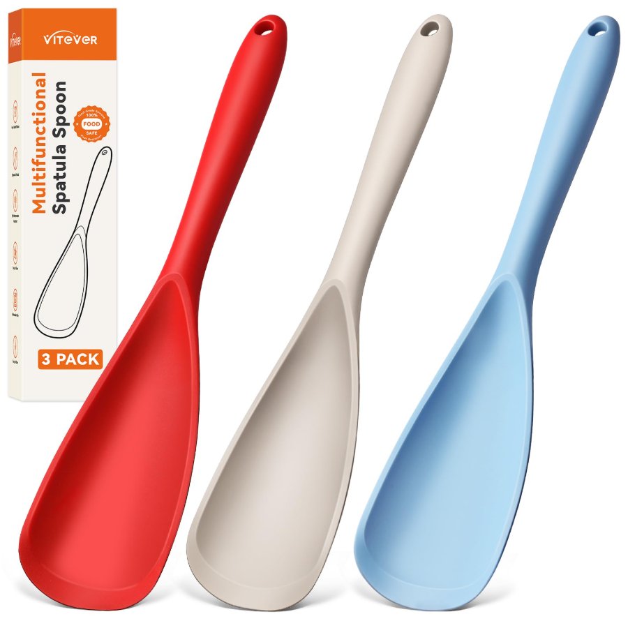 VITEVER Silicone Spatula & Spoon Set