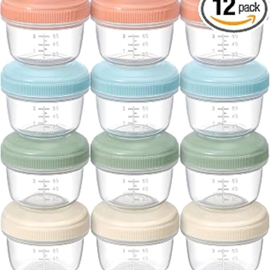 VITEVER Small Containers with Lids