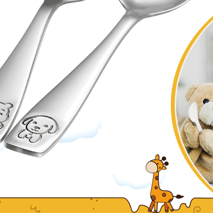 VITEVER Toddler Stainless Steel Utensils view 5